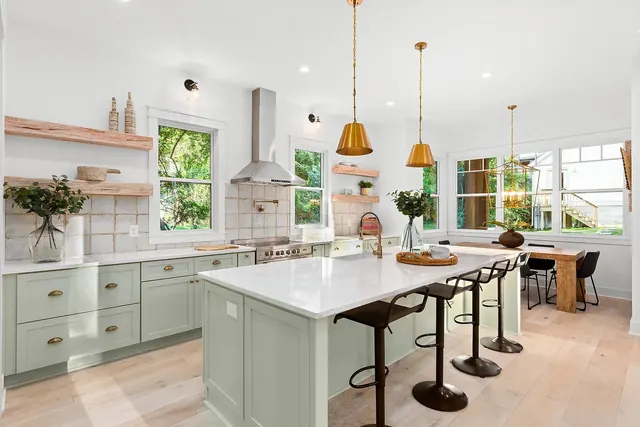 Kitchen and dining area