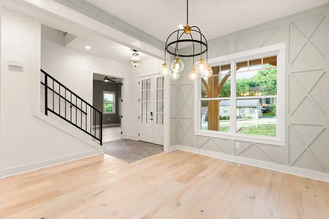 Foyer and front entrance at 1108 Lenore St, Nashville, TN 37206