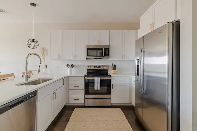 Kitchen with stainless steel appliances at 1677 54th Ave N, 336, Nashville, TN 37209