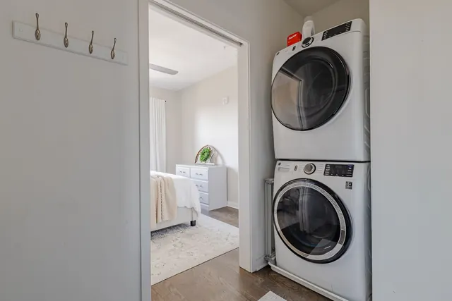 Stacked washer and dryer at 1677 54th Ave N, 336, Nashville, TN 37209