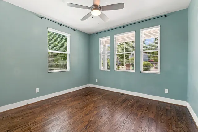 Empty bedroom with ceiling fan at 2216 Sadler Ave, B, Nashville, TN 37210