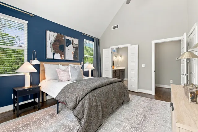 Primary bedroom with en-suite bath at 2216 Sadler Ave, B, Nashville, TN 37210