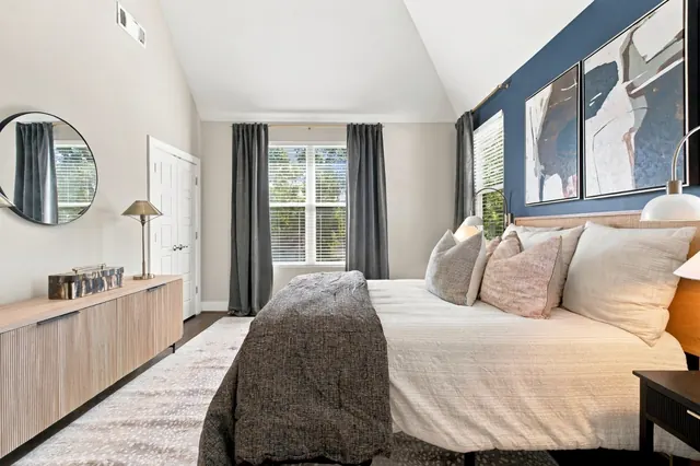 Primary bedroom with natural light at 2216 Sadler Ave, B, Nashville, TN 37210