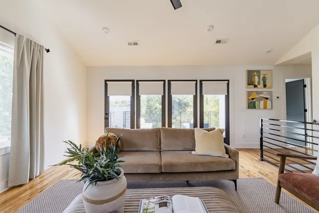 Living area with patio doors at 505 Croley Dr, Nashville, TN 37209
