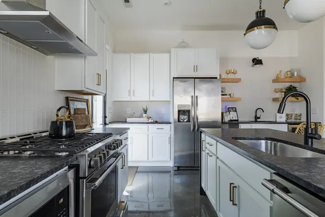 Kitchen with stainless steel appliances at 505 Croley Dr, Nashville, TN 37209