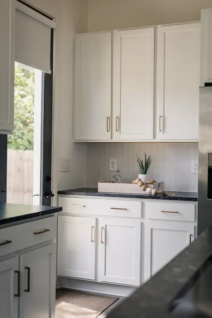 Kitchen cabinetry and counter at 505 Croley Dr, Nashville, TN 37209