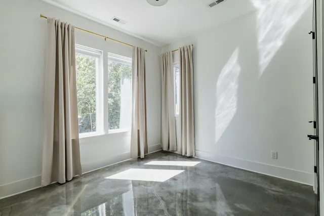 Empty bedroom with concrete floors at 505 Croley Dr, Nashville, TN 37209