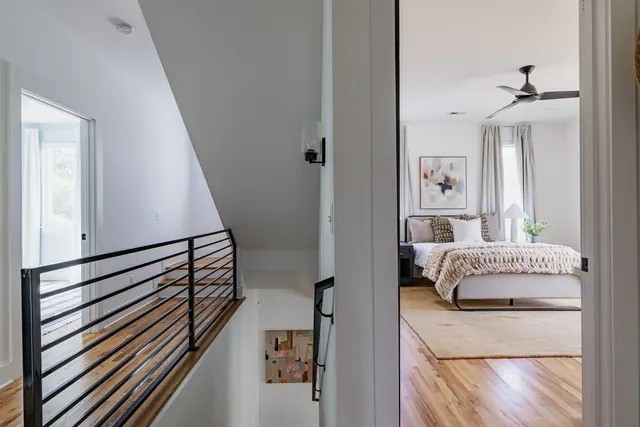Hallway with view into bedroom at 505 Croley Dr, Nashville, TN 37209