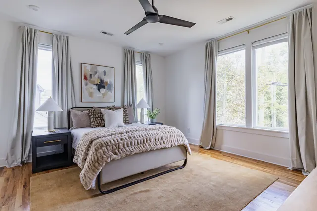 Primary bedroom with large windows at 505 Croley Dr, Nashville, TN 37209