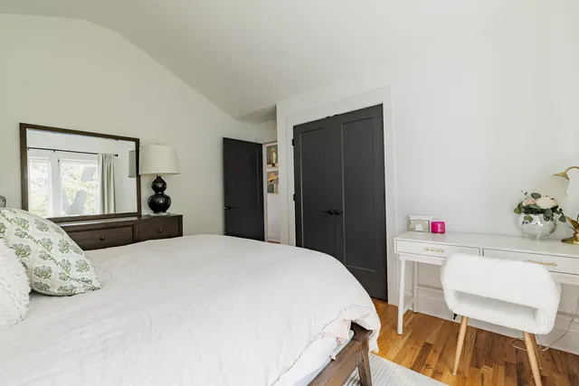 Bedroom with desk and closet at 505 Croley Dr, Nashville, TN 37209