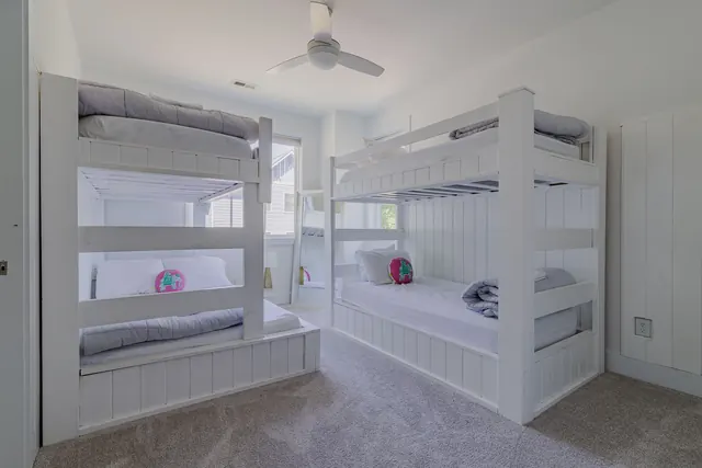 Bunk room with two bunk sets at 603 S 20th St, Nashville, TN 37206